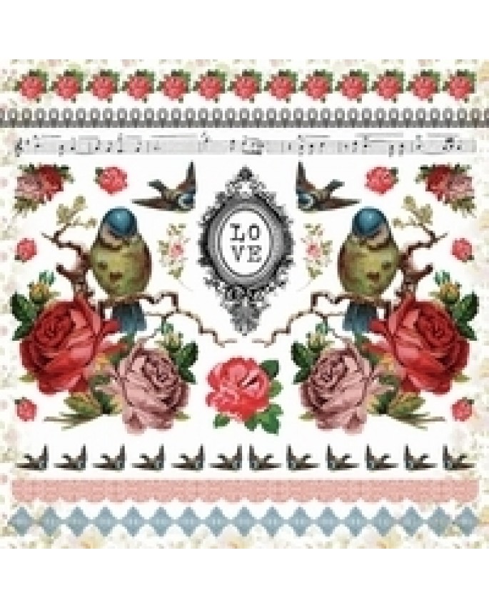 Porcelain Rose Sticker Sheet SS184