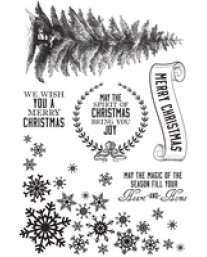 Frosted clear stamps