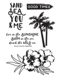 Island Escape Clear Stamp CS281 Island Escape Clear Stamp CS281