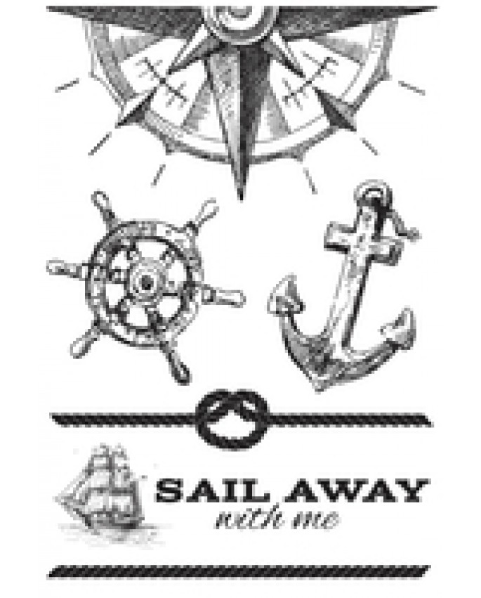 Sail Away Clear Stamps CS244