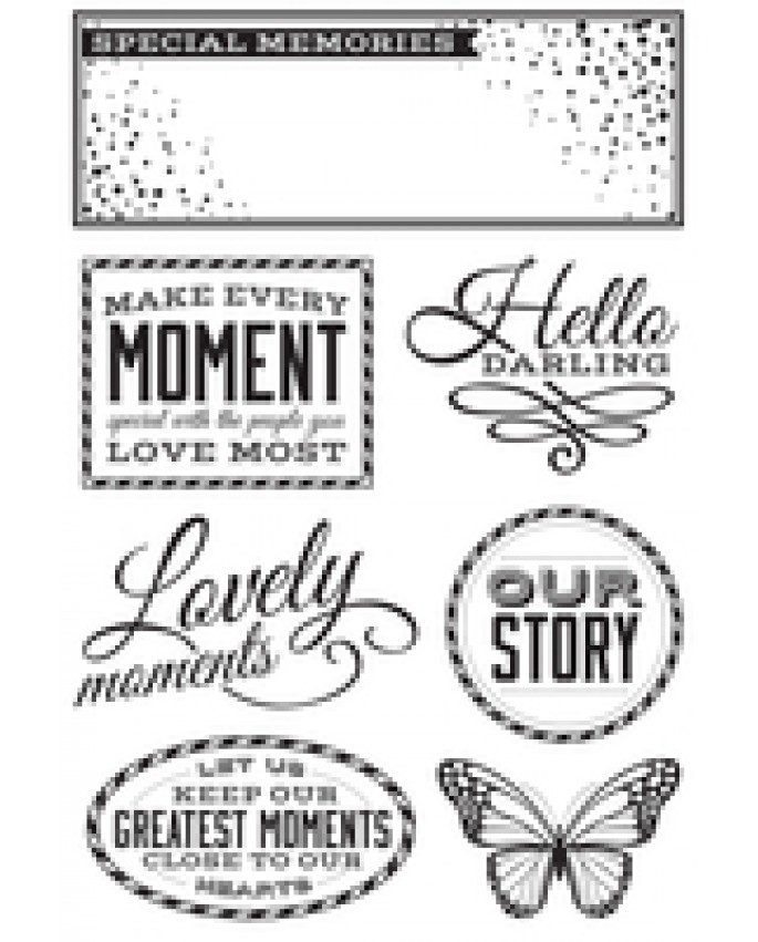 All that Glitters Clear Stamps 