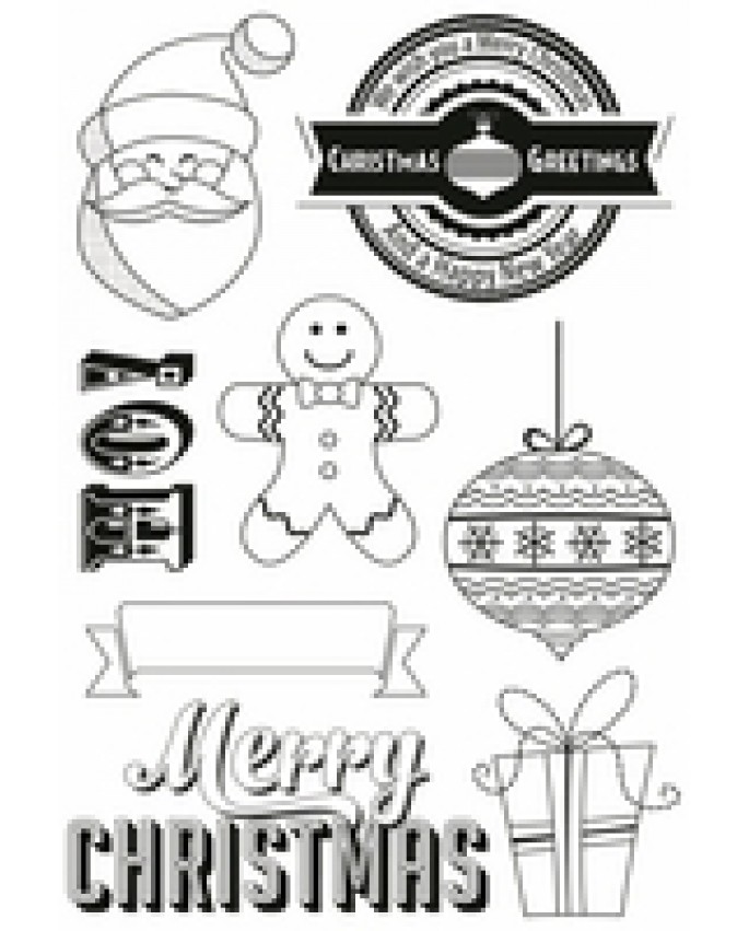 Gingerbread Clear Stamps CS117