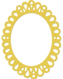 Oval Ornate Frame *