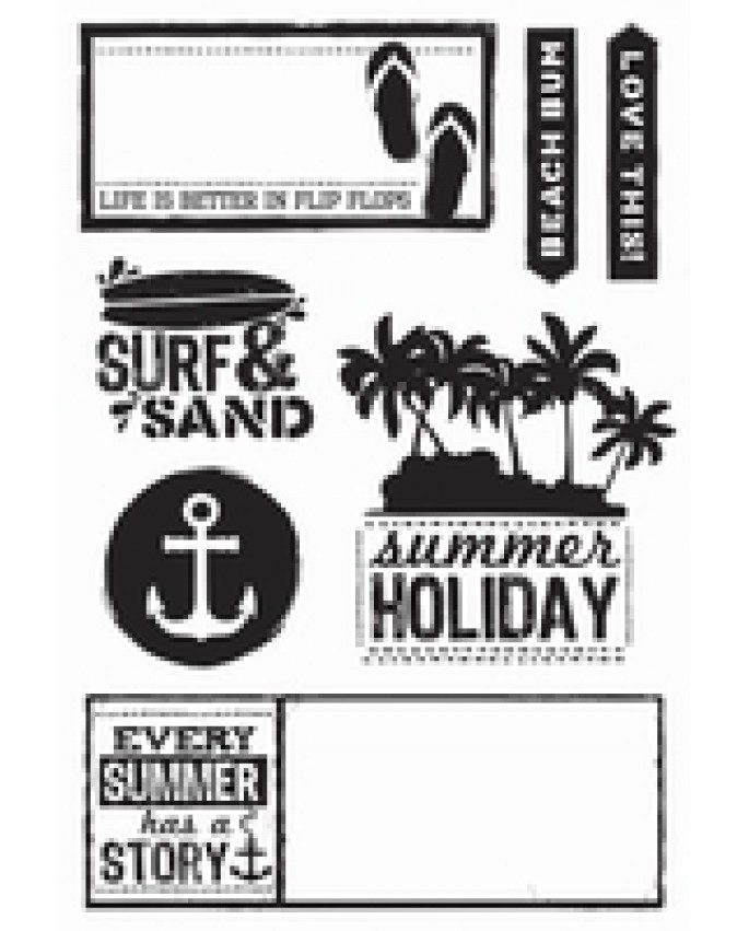 Sandy Toes Clear Stamps