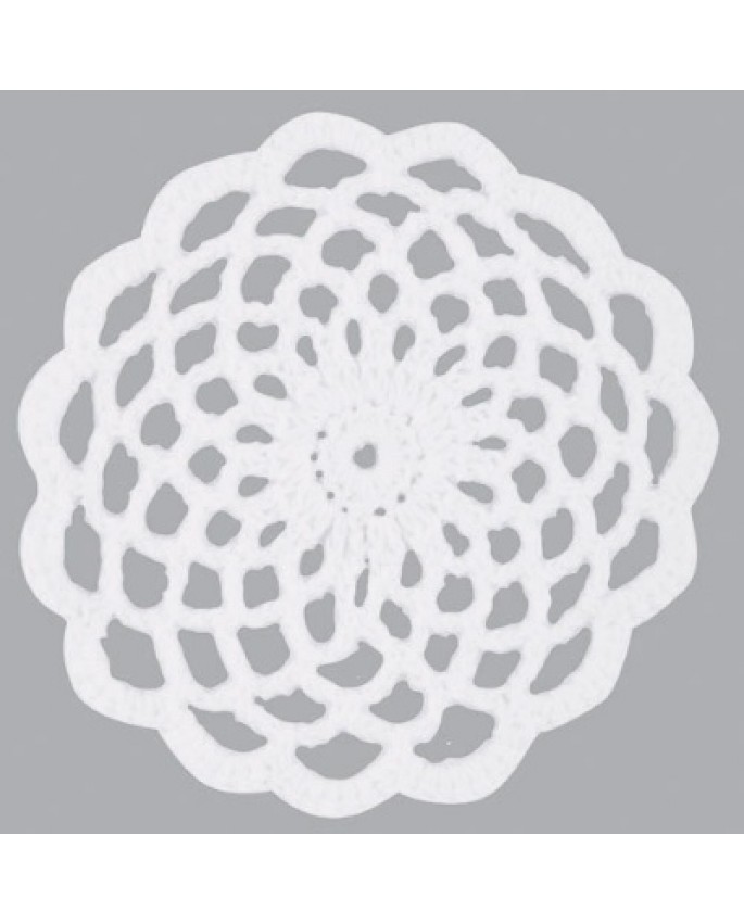 White Lace Crochet Doilie