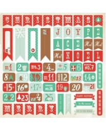 Gingerbread Sticker Sheet - Numbers Gingerbread Sticker Sheet - Numbers